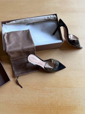 Gianvito Rossi Milano Shoes - ELLE 85 - Black - size 34